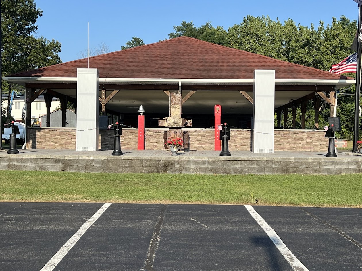 Updated 9/11 towers at the Ulster Hose September 11th Memorial